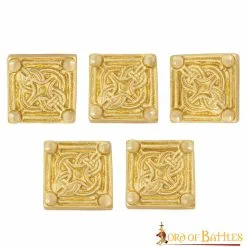 Medieval Viking Solid Brass Decorations Set Of 5