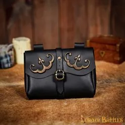 Late Medieval Handcrafted Leather Belt Pouch