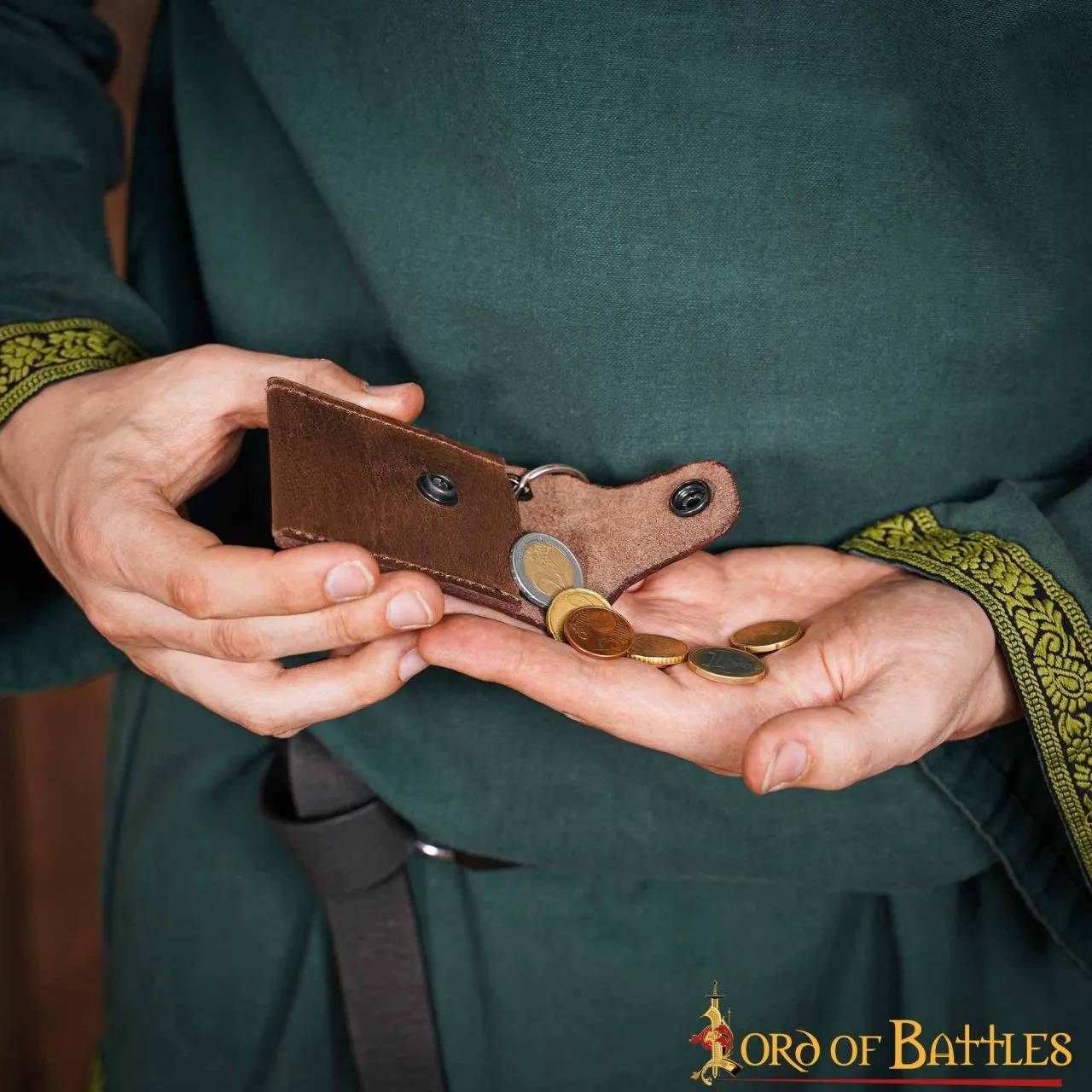 Coin Pouch Keychain Handcrafted Genuine Leather - Image 5