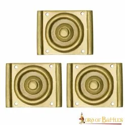 Roman Pure Brass Decoration Set Of 3