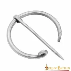Medieval Viking Penannular Fibula Stainless Steel Cloak Pin