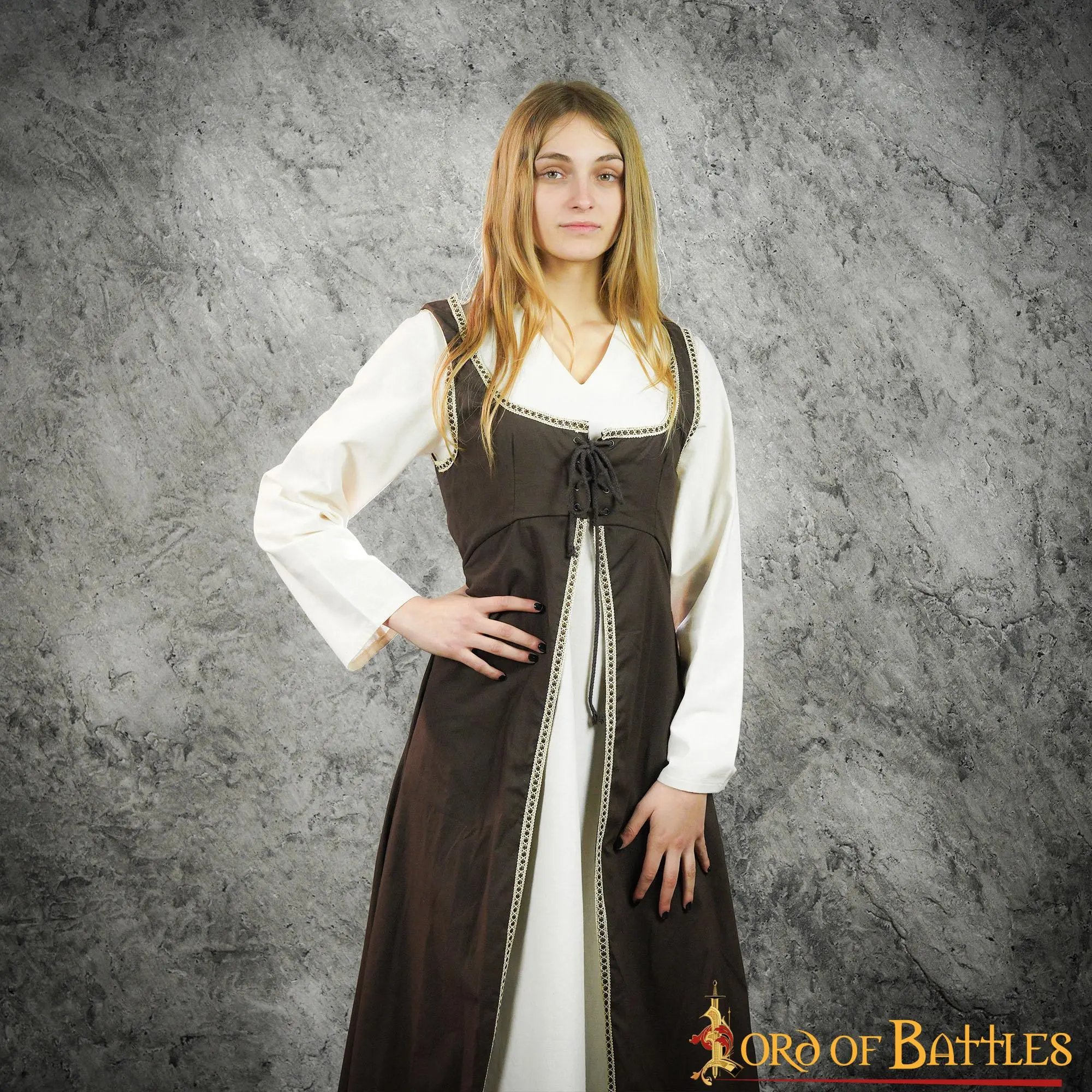 Medieval Cotton Brial Bodice - Image 2