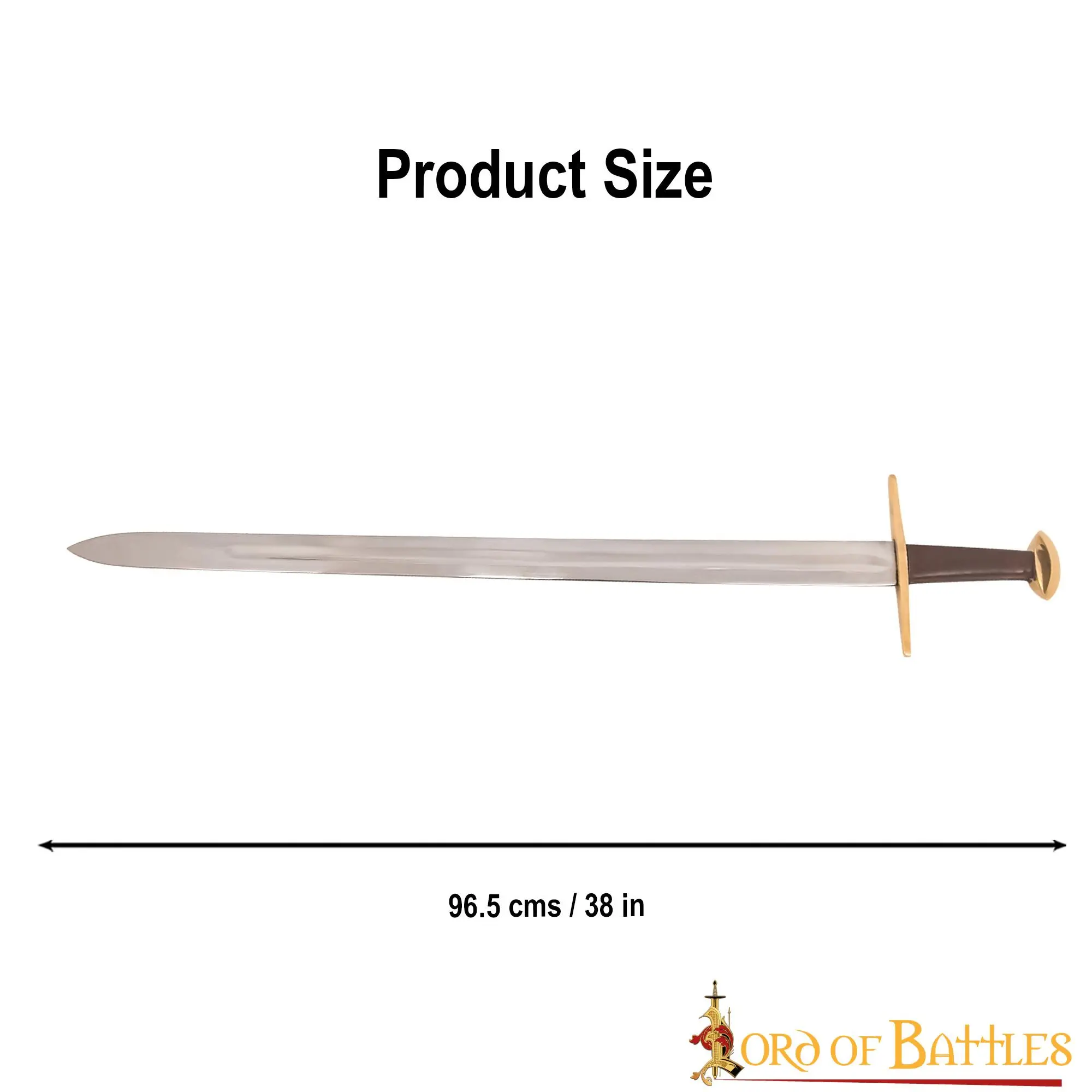 Medieval Type XI Oakeshott Typology Sword With Leather Scabbard - Image 3