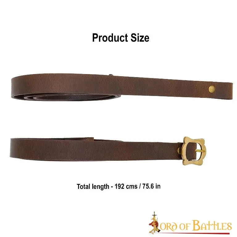 Roman Sword Hanging Genuine Leather Belt - Image 3