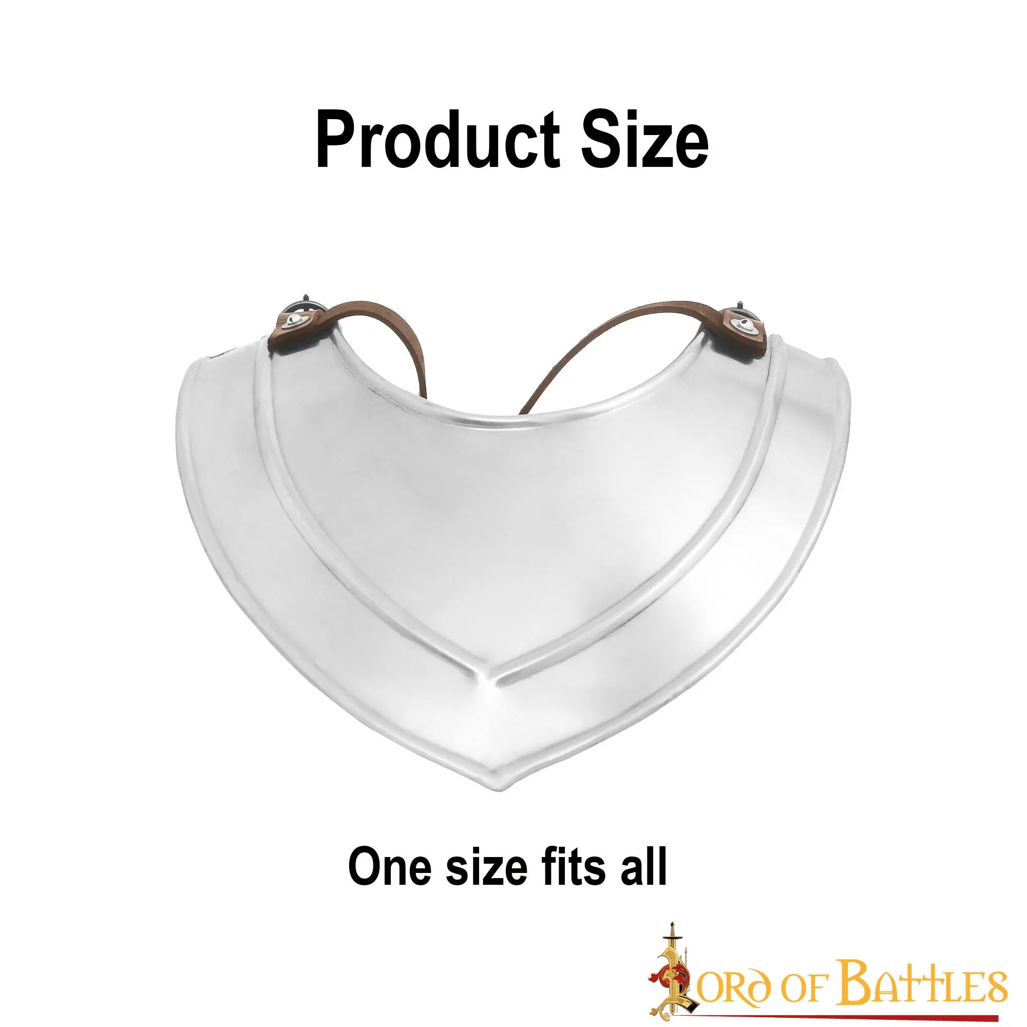 Medieval Simple Gorget 18 Gauge - Image 4