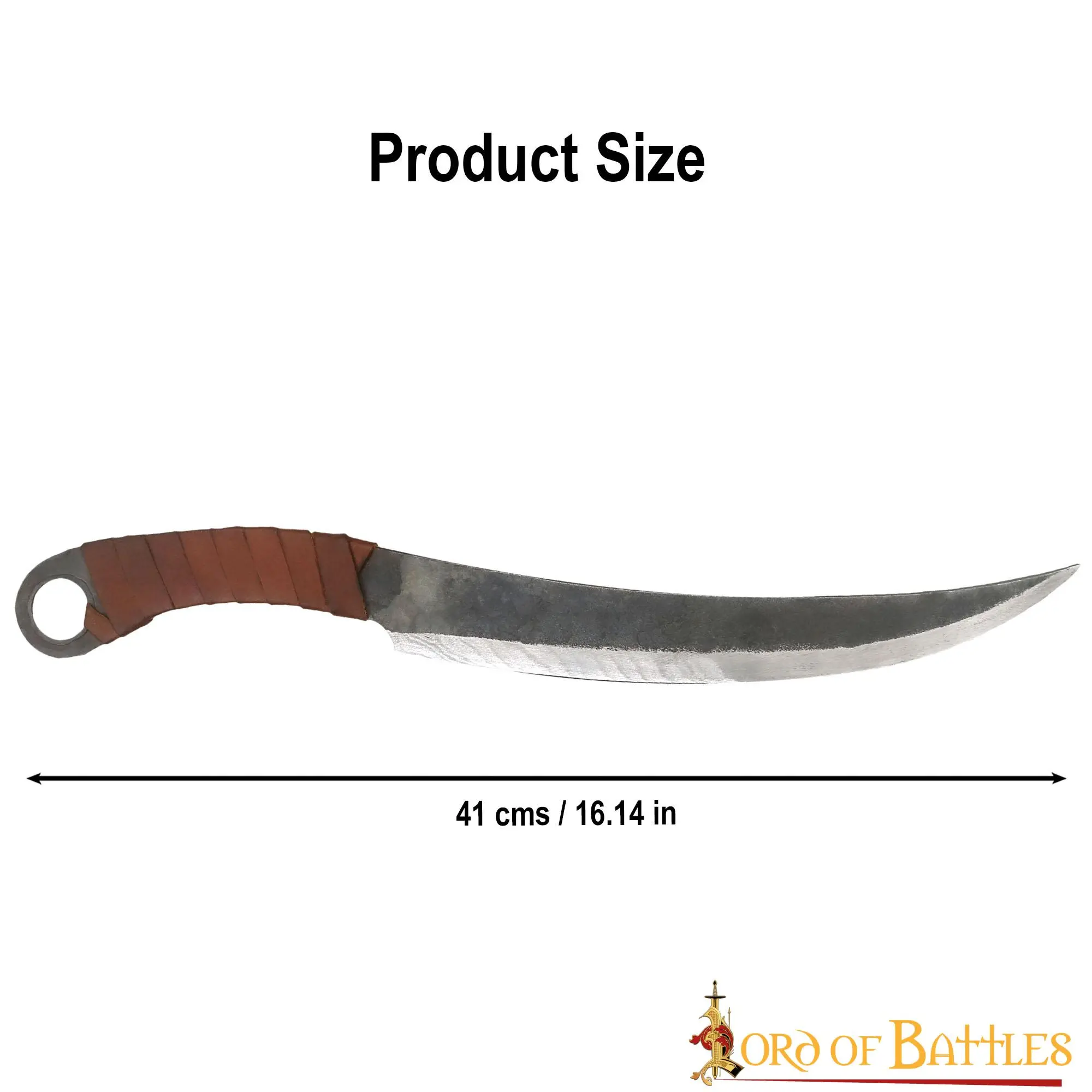 Medieval Huntsman Hand Forged Knife With Genuine Leather Sheath - Image 3