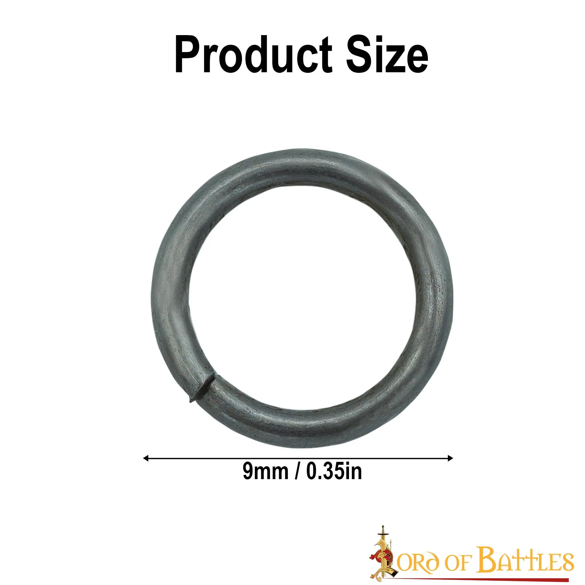 Loose Tough High Tensile Wire Butted Round Rings For Chainmail Armor - Image 3