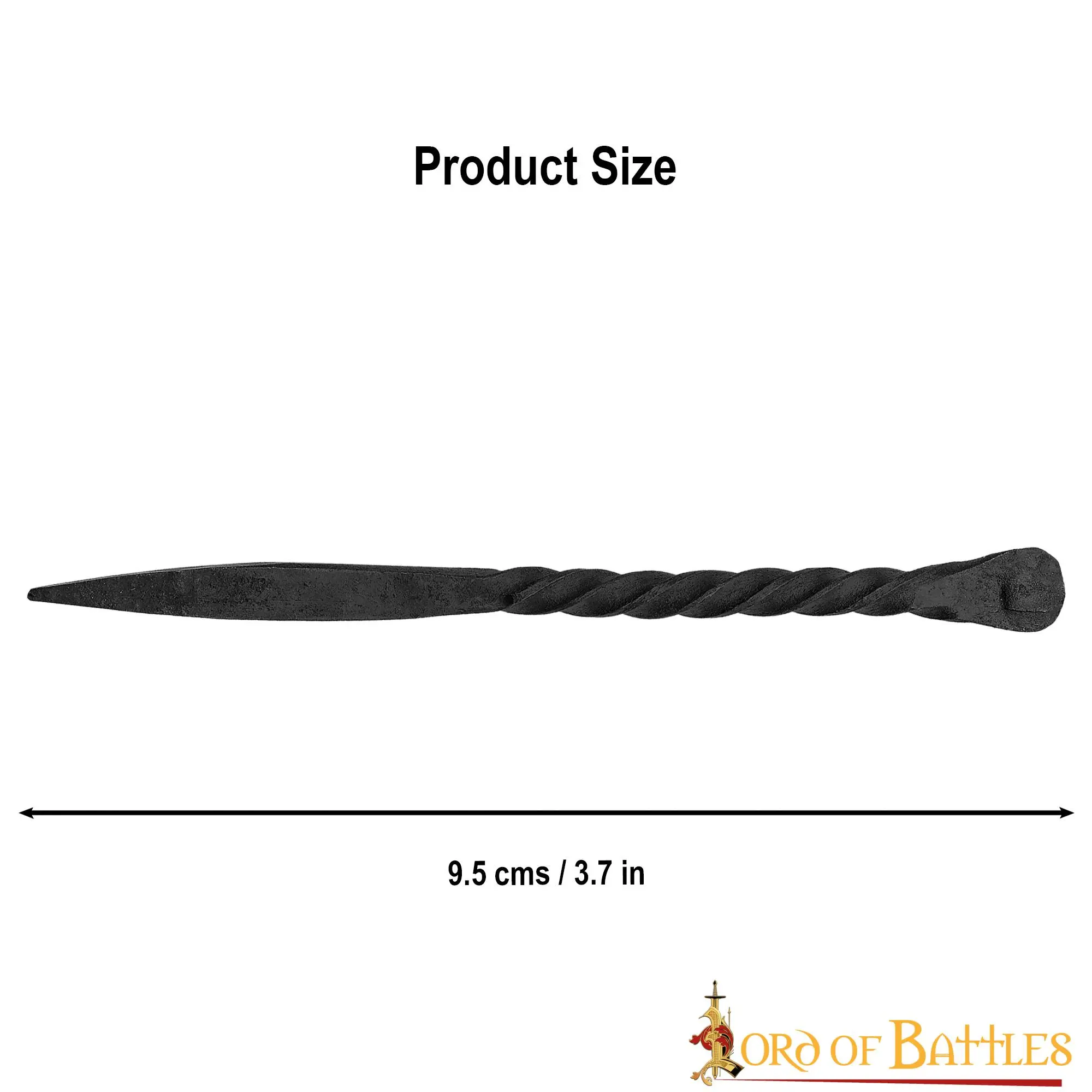 Medieval Hand Forged Iron Ear Scoop Historically Inspired Accessory - Image 3