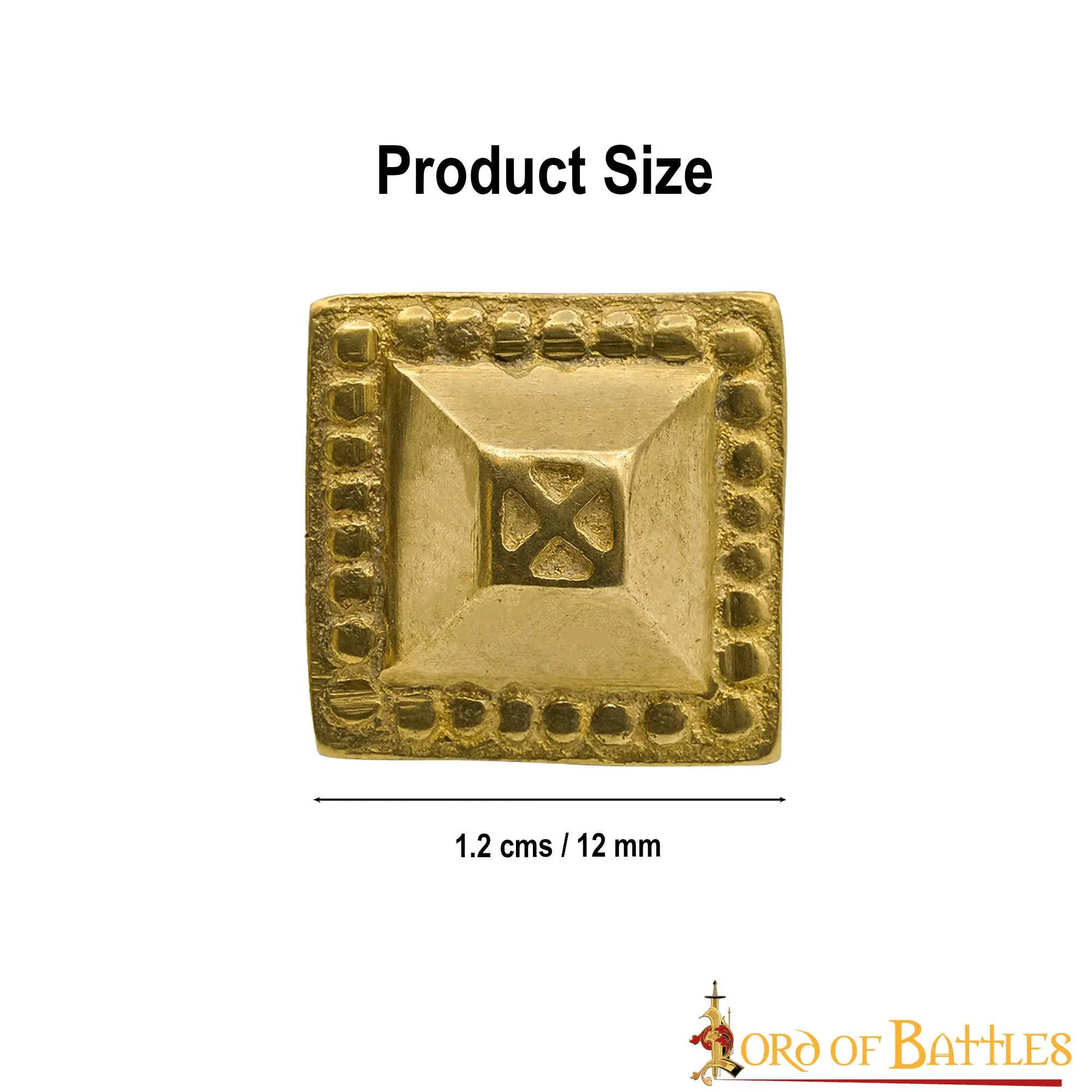 Elite Pure Solid Brass Leather Mounts Functional Set Of 5 - Image 3