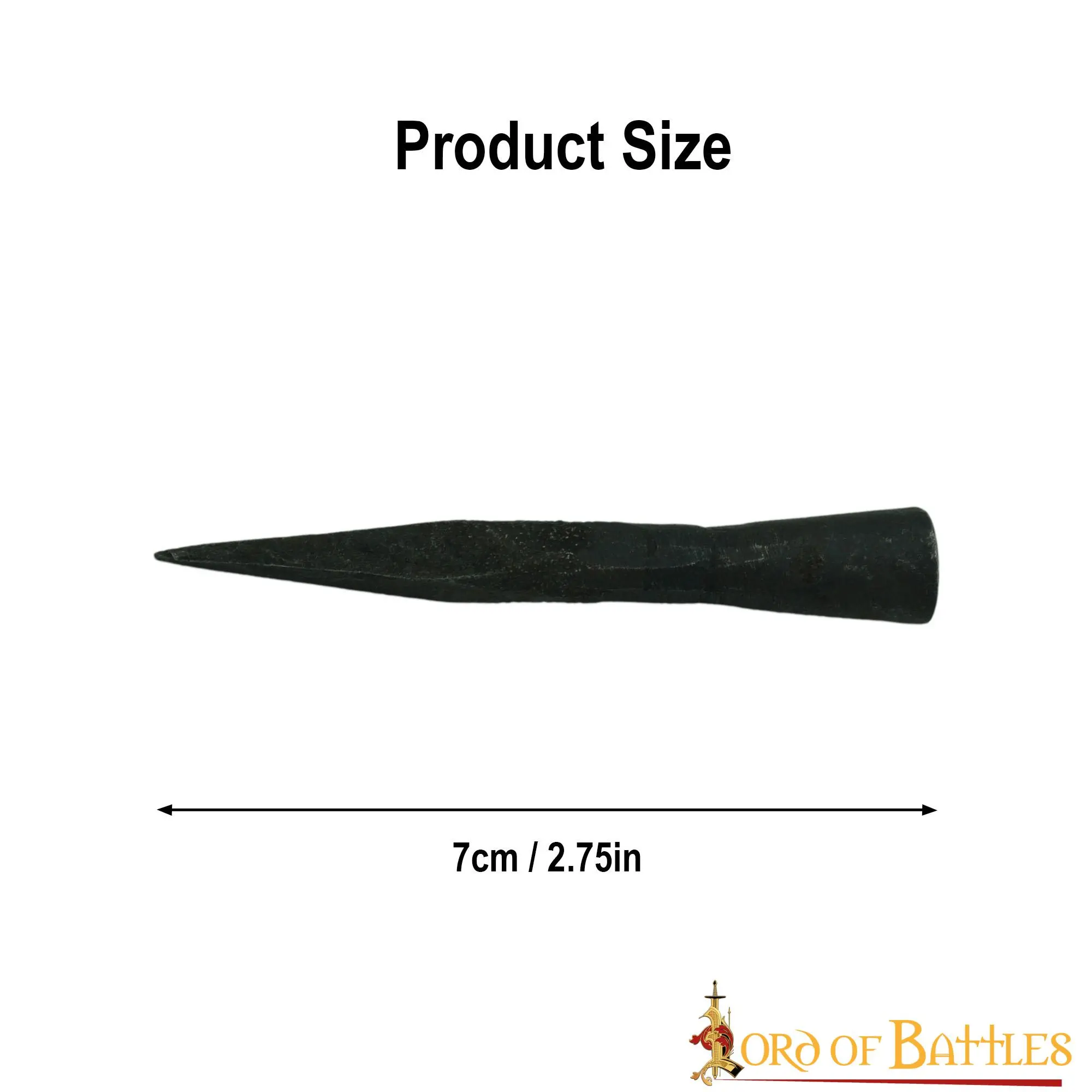 Late Medieval Bodkin Arrowhead Hand Forged Iron Weapon Accessory - Image 3