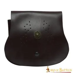 LEATHER ROUND BAG