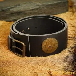 WIDE MEDIEVAL LEATHER BELT