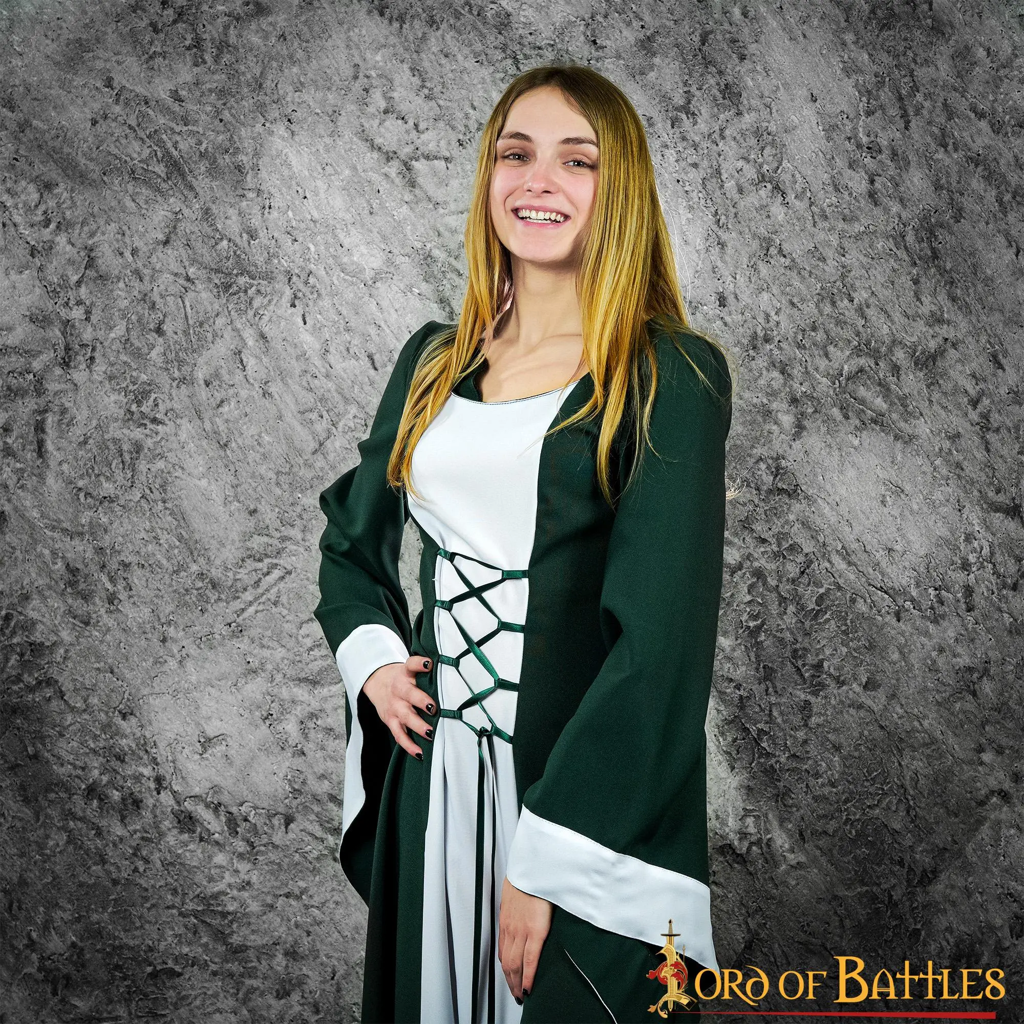 Zaida Woman Medieval Dress - Image 3