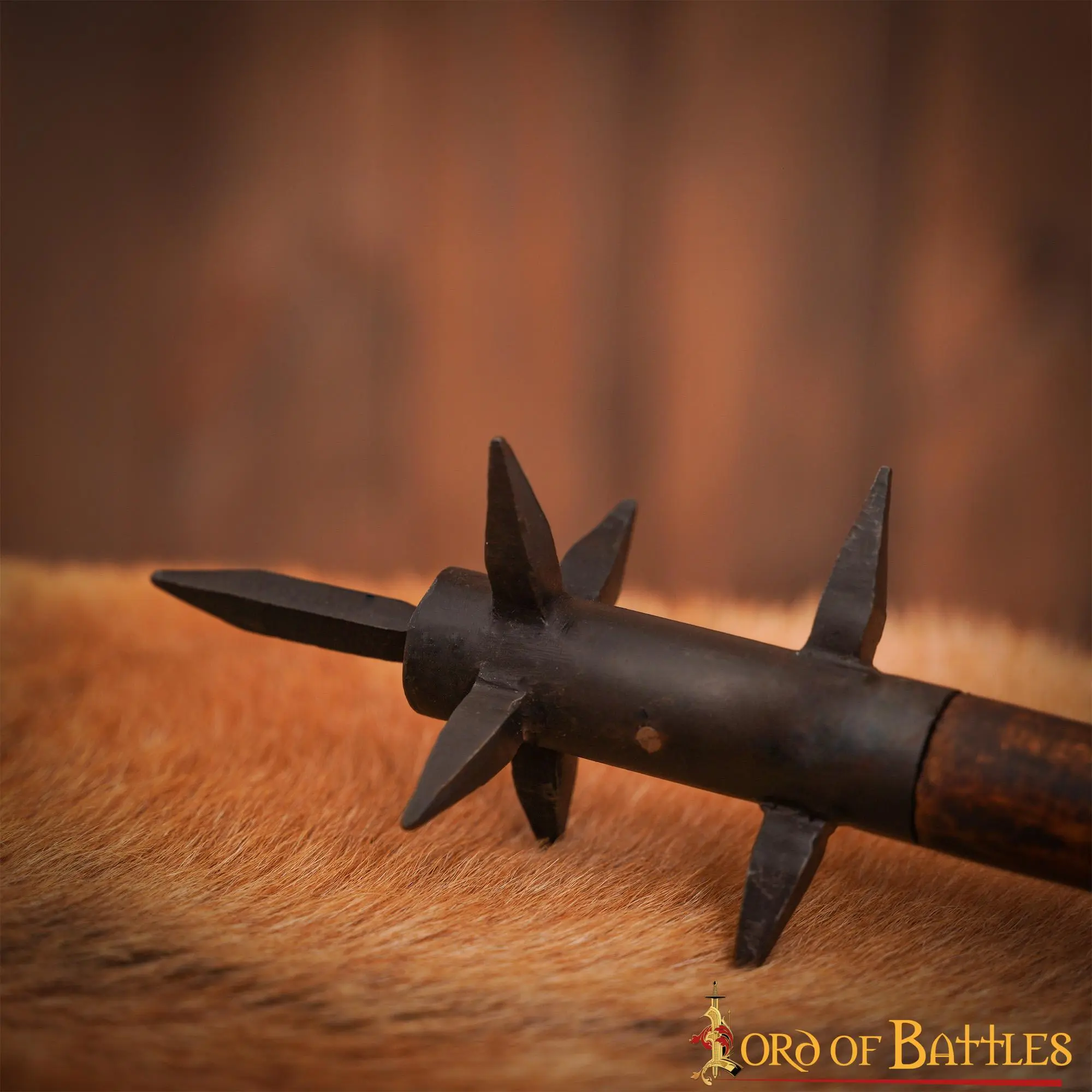 Rugged Medieval Spiked Mace Club For Historical Reeanctments - Image 6