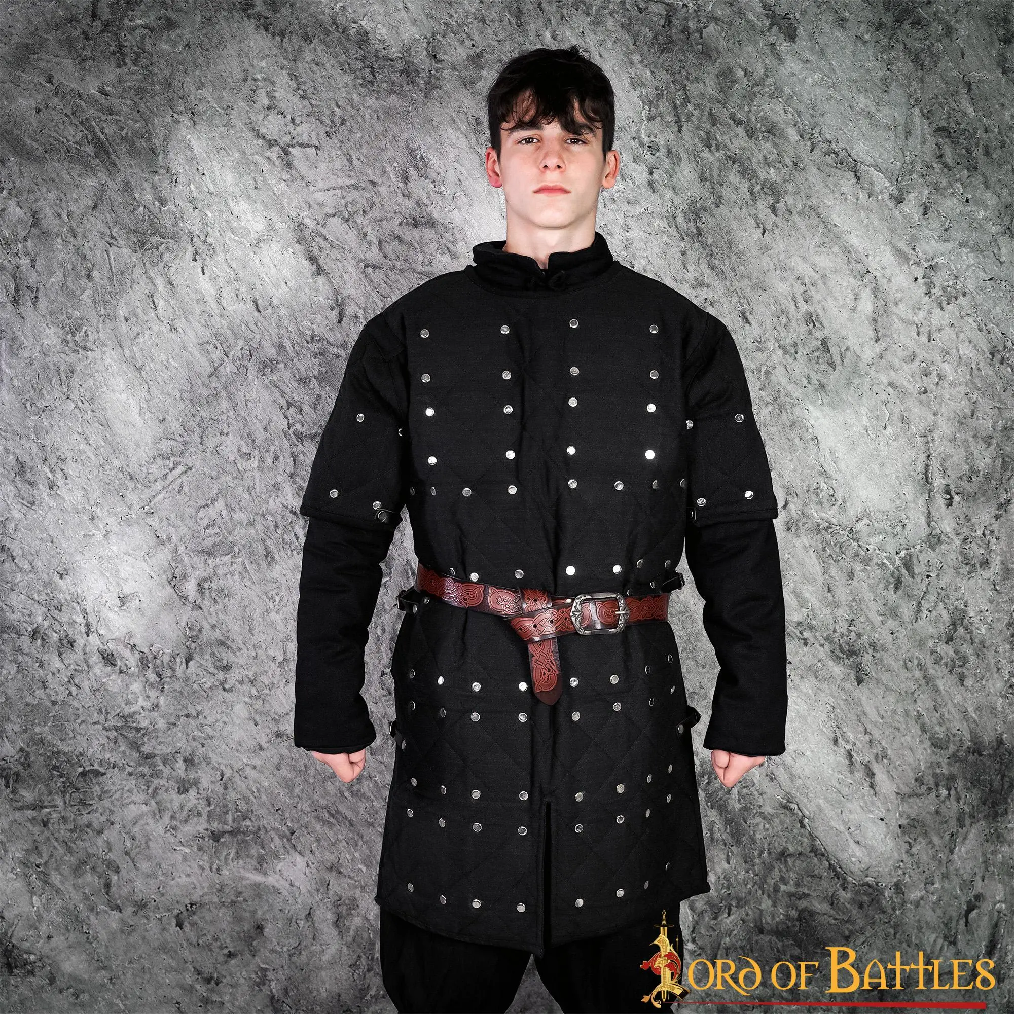 Medieval Brigandine With Riveted Steel Plates Body Armor - Image 6