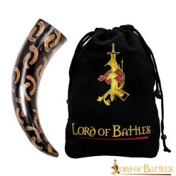 The Charred Crescents Drinking Horn Handcrafted From Genuine Ox Horn