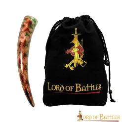 Drinking Horn With Brilliant Designs Handcrafted From Genuine Ox Horn