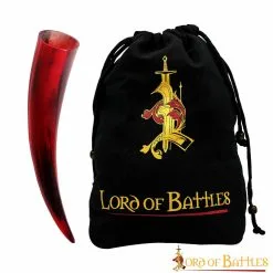 The Brilliant Carmine Drinking Horn Handcrafted From Genuine Ox Horn