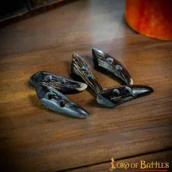 Sharp Edged Rugged Toggles Set Of 5 Handcrafted From Genuine Ox Horn