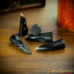 Handcrafted Genuine Horn Toggles Set Of 5