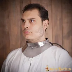 Medieval Small Knightly Gorget 16 Gauge