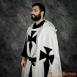 Teutonic Knights Hooded Cape Sturdy Canvas Cotton Cape