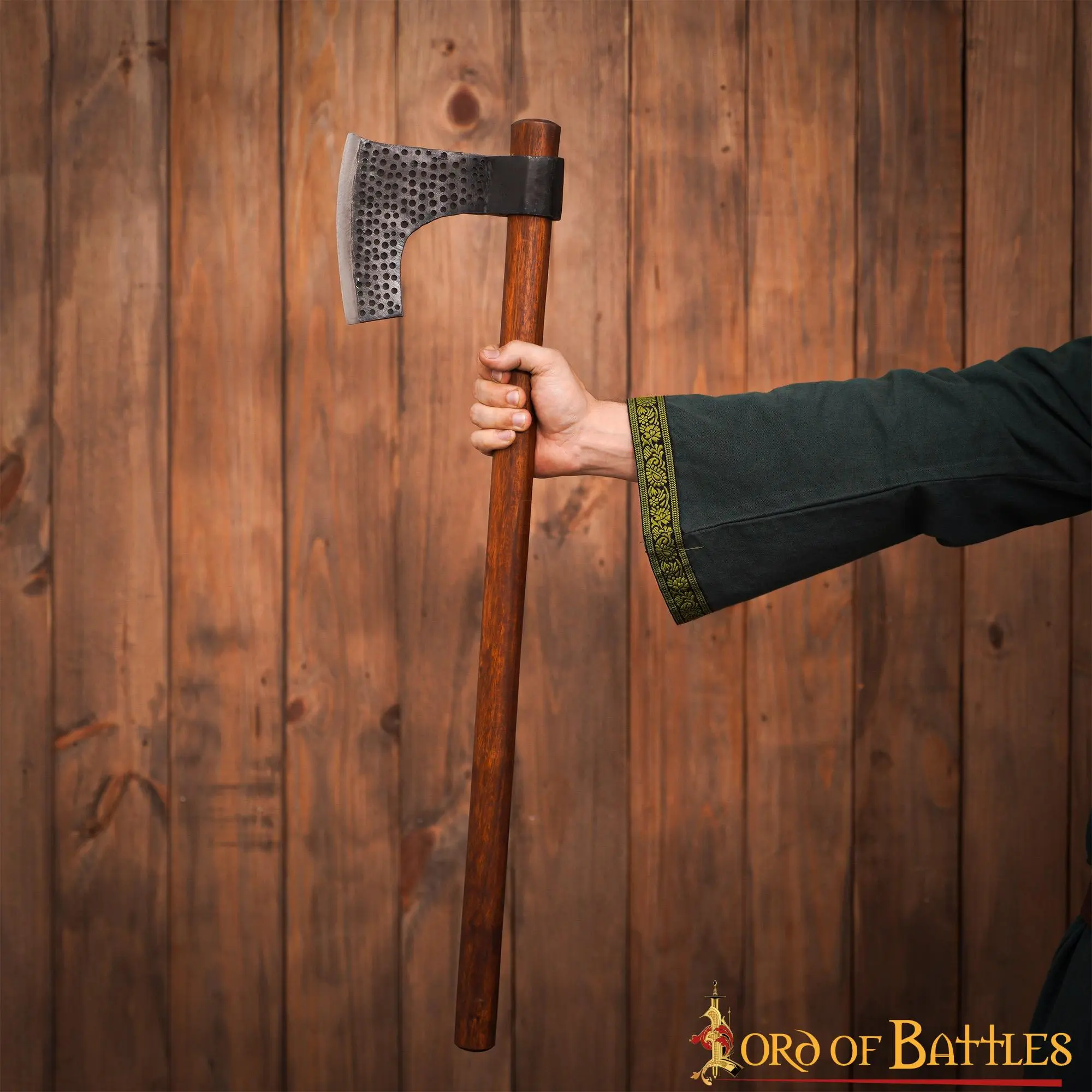 Viking Bearded Axe With Hand Forged Carbon Steel Head - Image 6