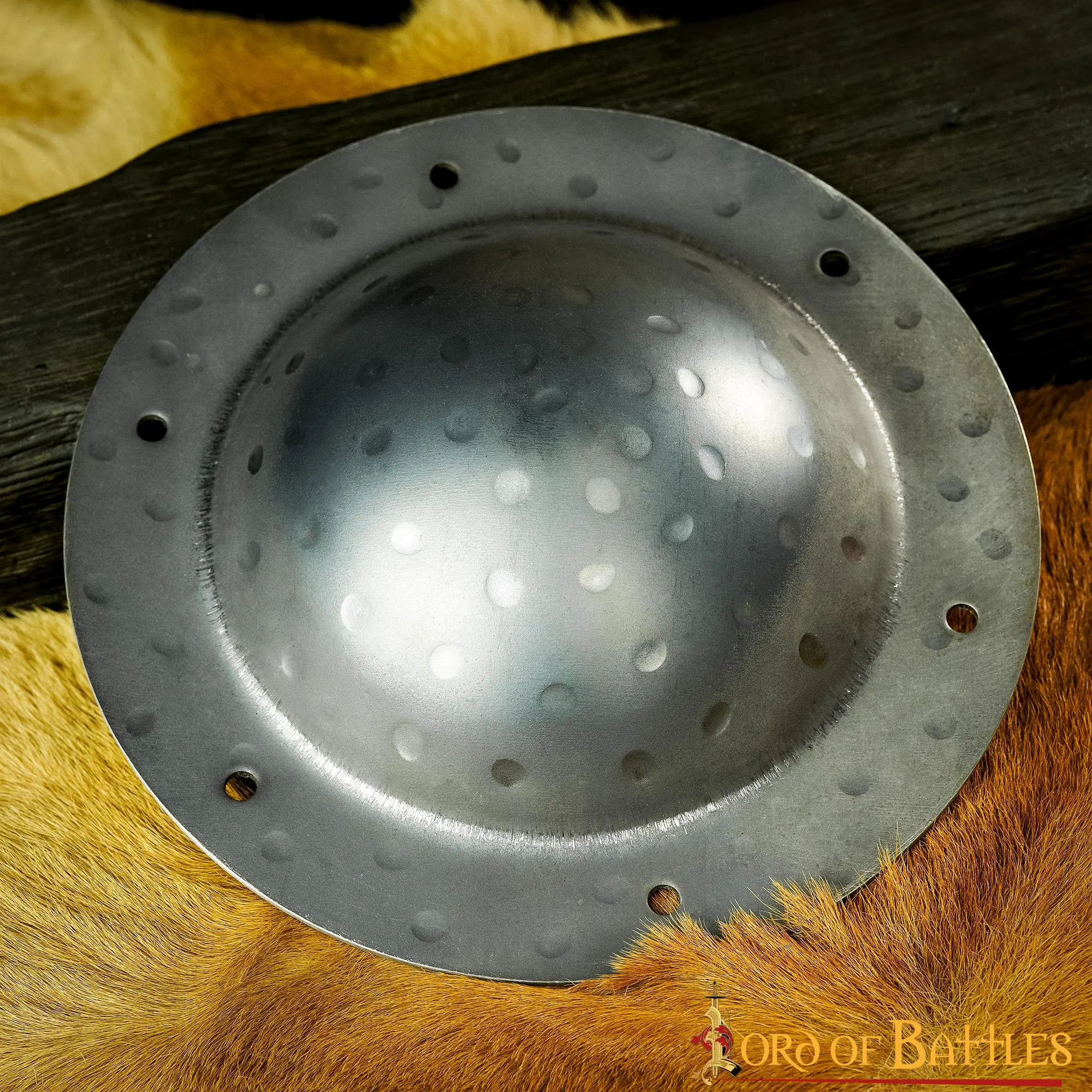 Rustic Functional Steel Umbo For Viking Or Celtic Shields - Image 6