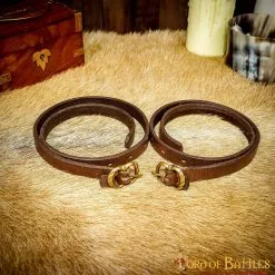 Medieval Renaissance Genuine Leather Leg Garters