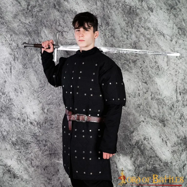 Medieval Brigandine With Riveted Steel Plates Body Armor