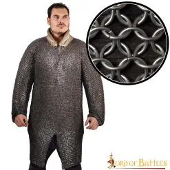 Chainmail Hauberk Shirt Steel Butted Round Rings