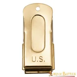 US Engraved World War II D Day Clicker Pure Brass And Steel Reenactment Gear