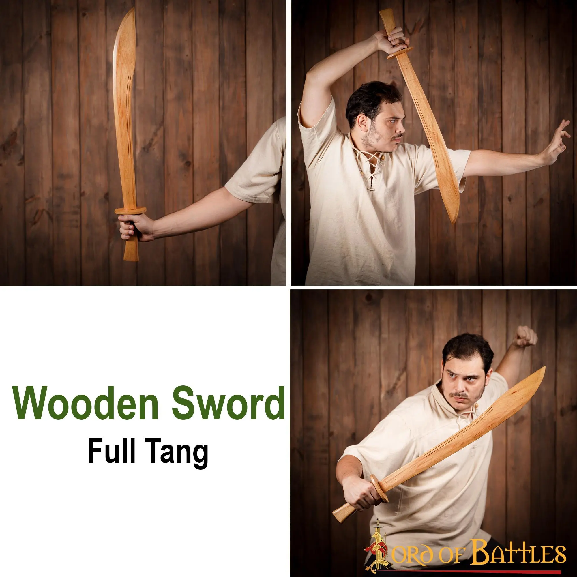 Handcrafted Cutlass Wooden Sword Ethically Sourced Wood - Image 5