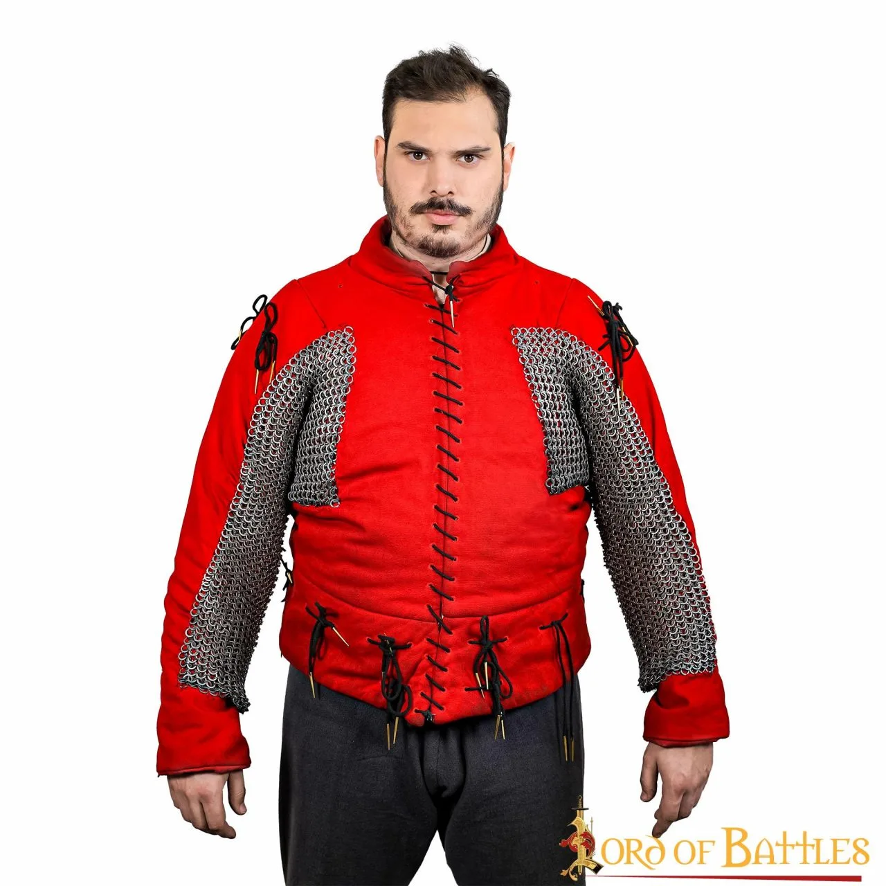 Flat Ring Chainmail Paired Voiders, Riveted And Alternating, ID 9 Mm, Natural