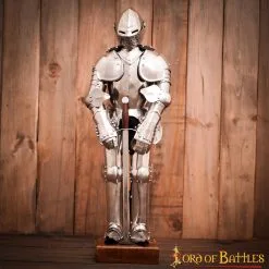 Decorative Stainless Steel Mini Full Armor Suit Duke Of Burgundy