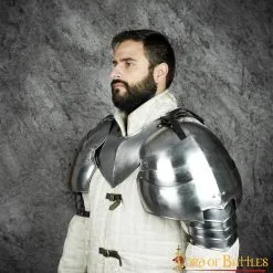 Medieval Large Knightly Pauldrons 18 Gauge
