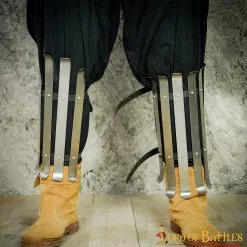 Valsgärde Viking Splinted Greaves 16 Gauge