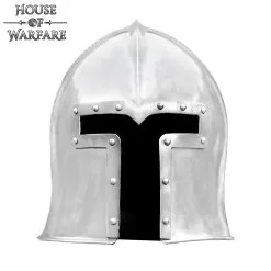 15th Century Italian Barbute Helmet 18 Gauge