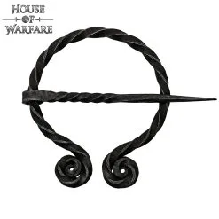 Hand Forged Historical “The Twirled” Fibula / Cloak Pin
