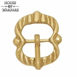 Medieval Solid Bras Small Brass Buckle For Small Armour Leather Straps