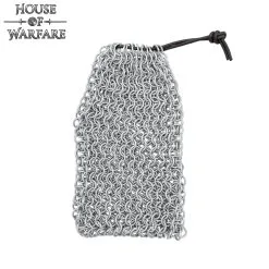 Butted Chainmail Dice Bag Butted Mild Steel 8mm 16g