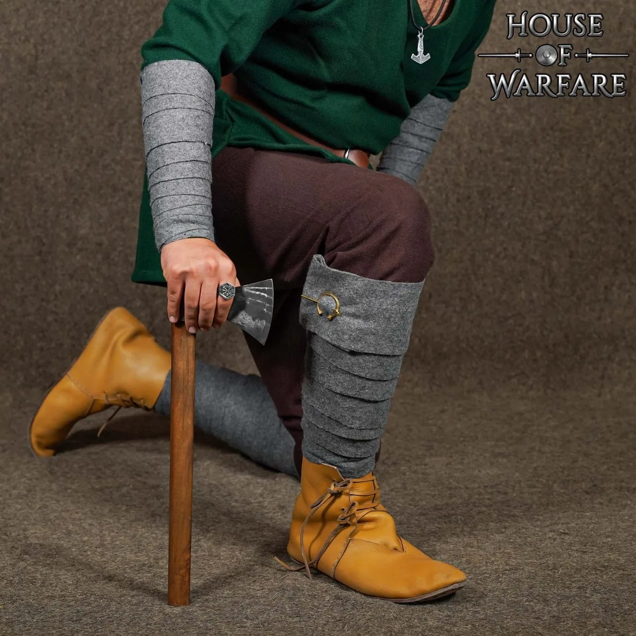 Viking / Saxon / Northern Woolen Leg Wraps Winingas LARP SCA Reenactment Costume - Image 6