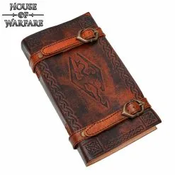 Dovahkiin Skyrim Medieval Journal With Double Buckle And Straps