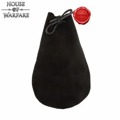 “The Medieval Peasant” Drawstring Black Pouch