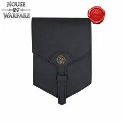 Elegant Medieval Genuine Leather Belt Pouch