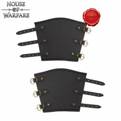Handcrafted Genuine Leather Plain Bracers