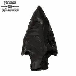Prehistoric Obsidian Black Small Arrowhead 4.8cm