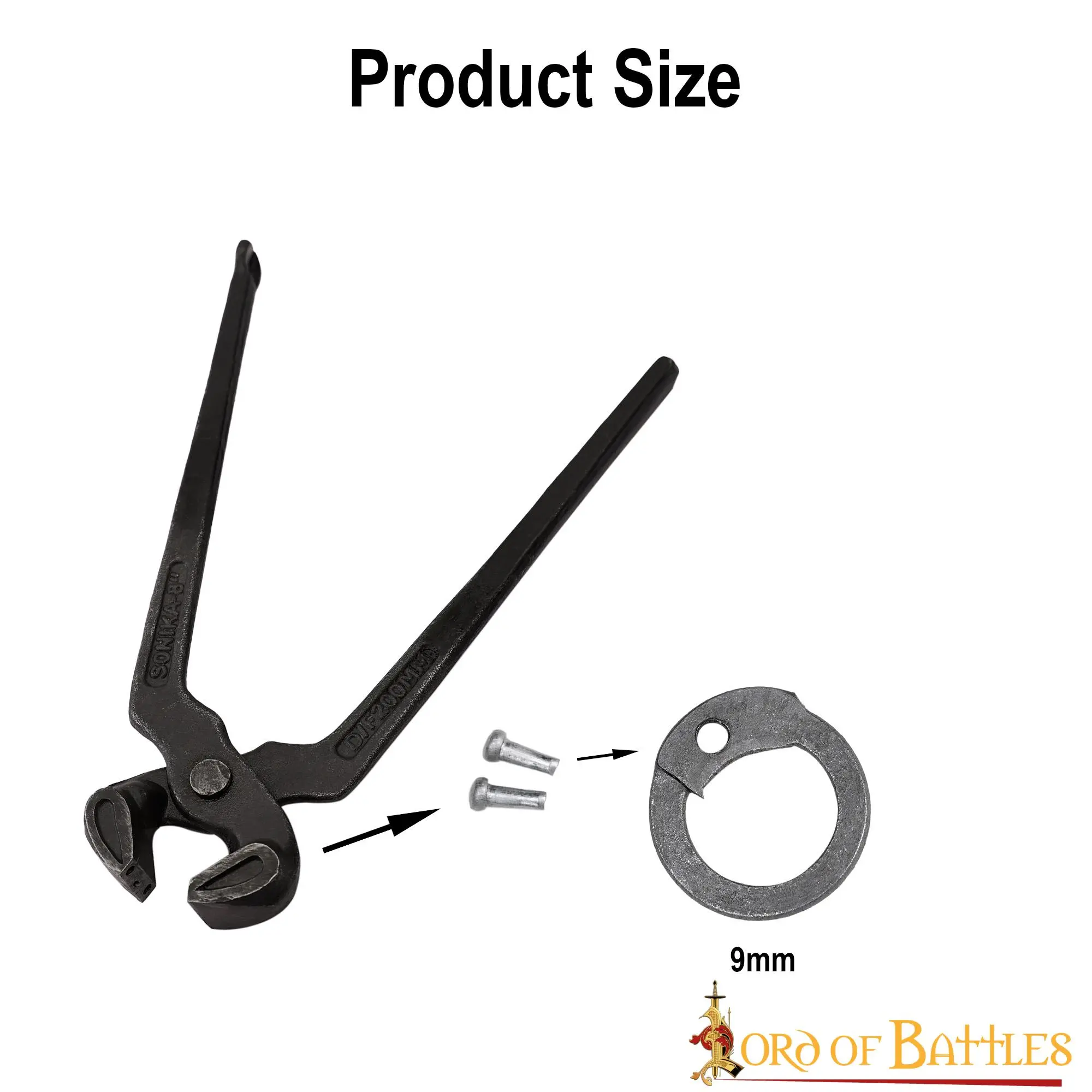 Wedge Riveting Pliers Blacksmith’s Functional Tool DIY Chainmail Armor - Image 3