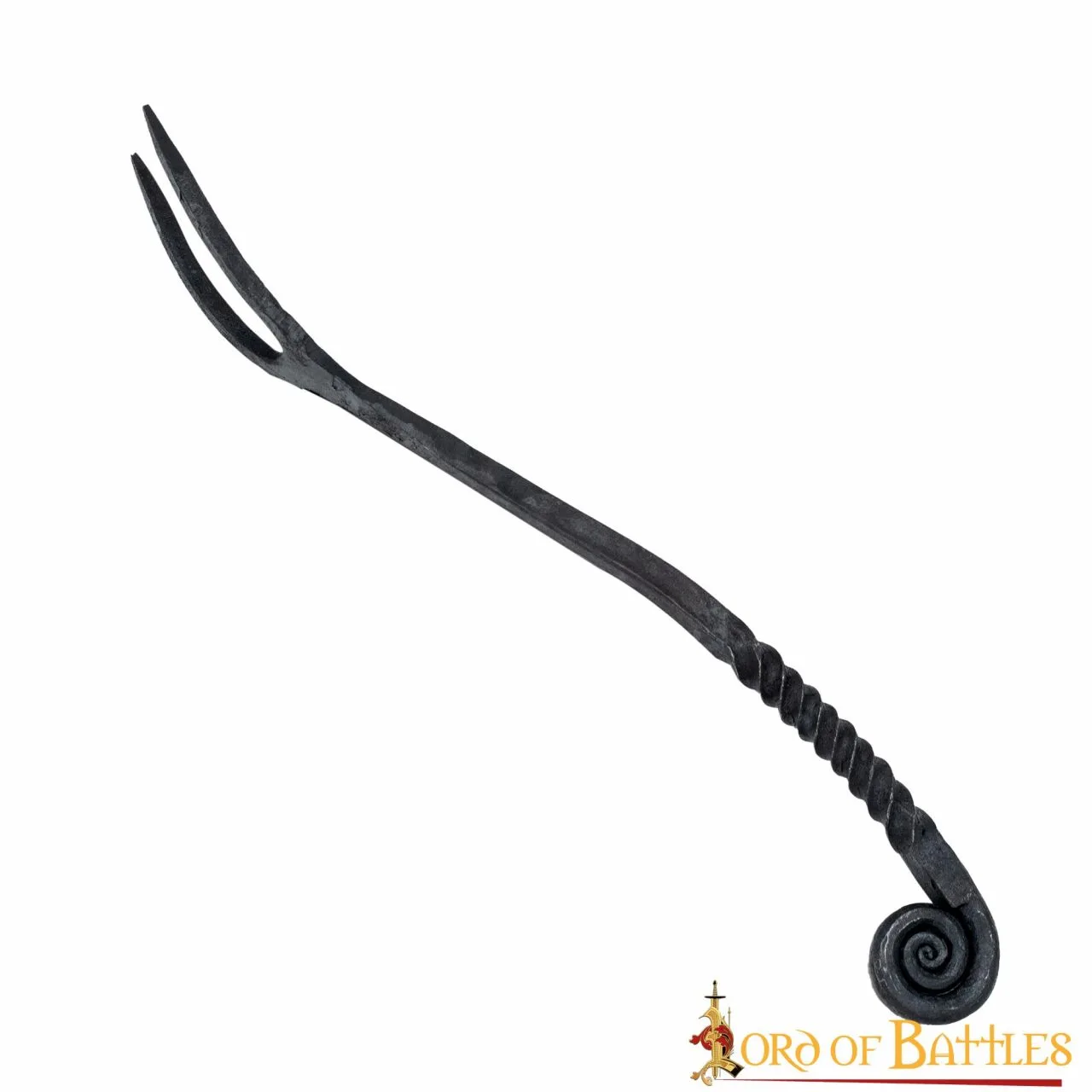 Viking Pot Fork Hand Forged Iron Camping Accessory - Image 2