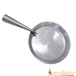 Hand Forged Iron Folding Pan Functional Camping Accessory